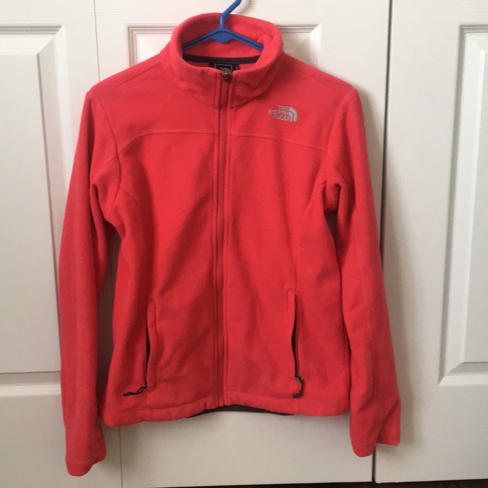 Red north face fleece
